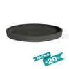 Vignette image Soucoupe Ronde Anthracite Ø30