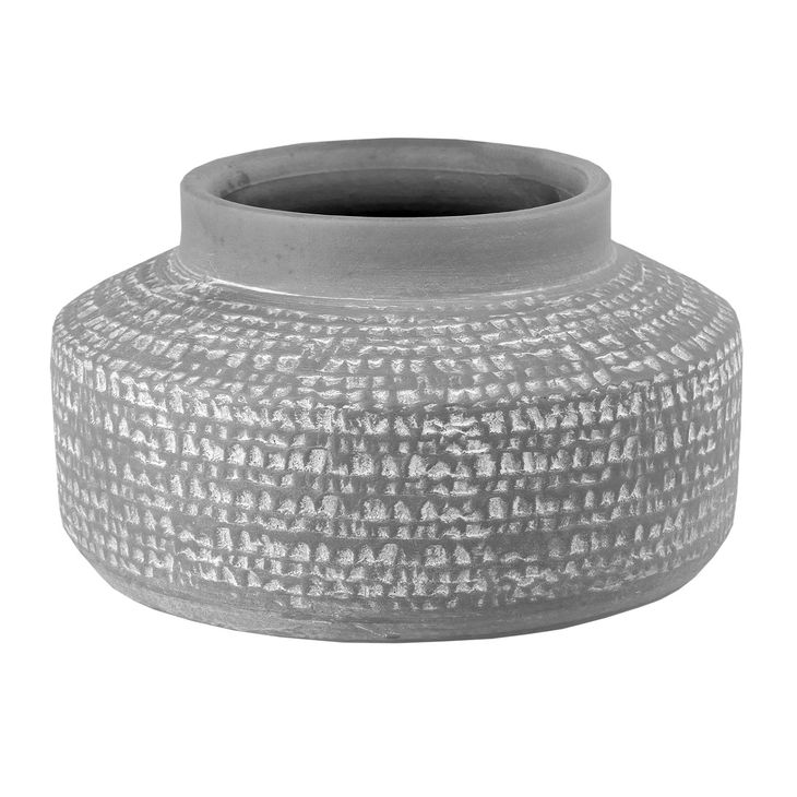 Sacha • Cache-pot Vase Gris Ø24