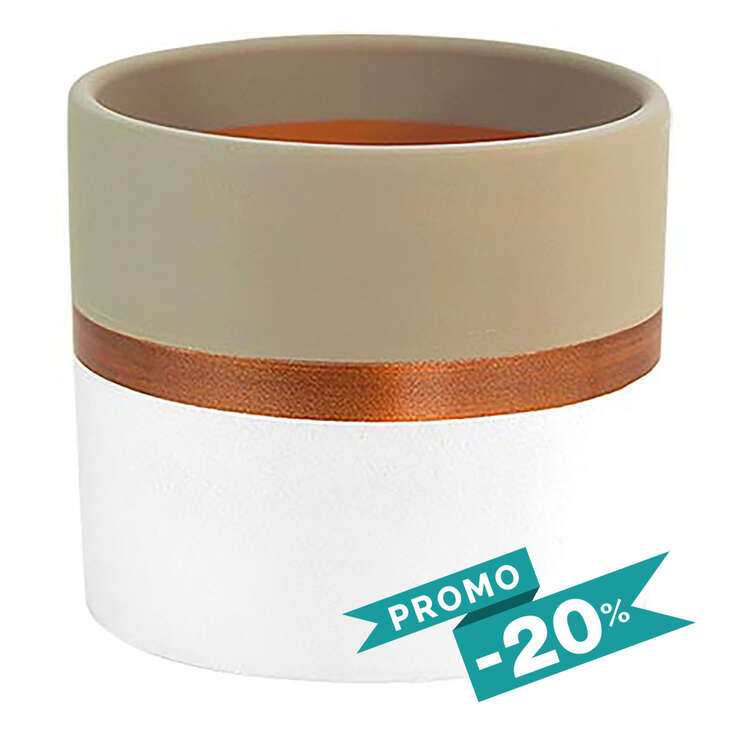 Acheter Bicolo • Cache-pot Cylindrique Taupe Ø10,5 : 