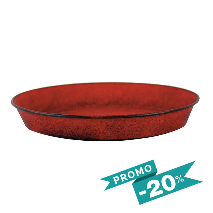 Acheter Dometal • Soucoupe Rouge Ø18 : 