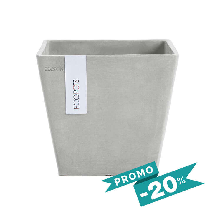 Acheter Rotterdam • Pot Cube Blanc L20 : 